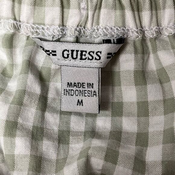 Guess Gingham Peplum Top - Picture 7 of 8
